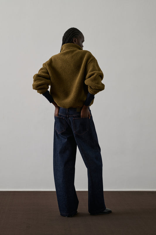 Sweatshirt Finlande - Kaki/Bronze - Femme