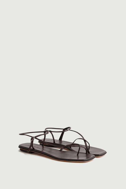 Sandales Rosalie - Marron - Cuir - Femme