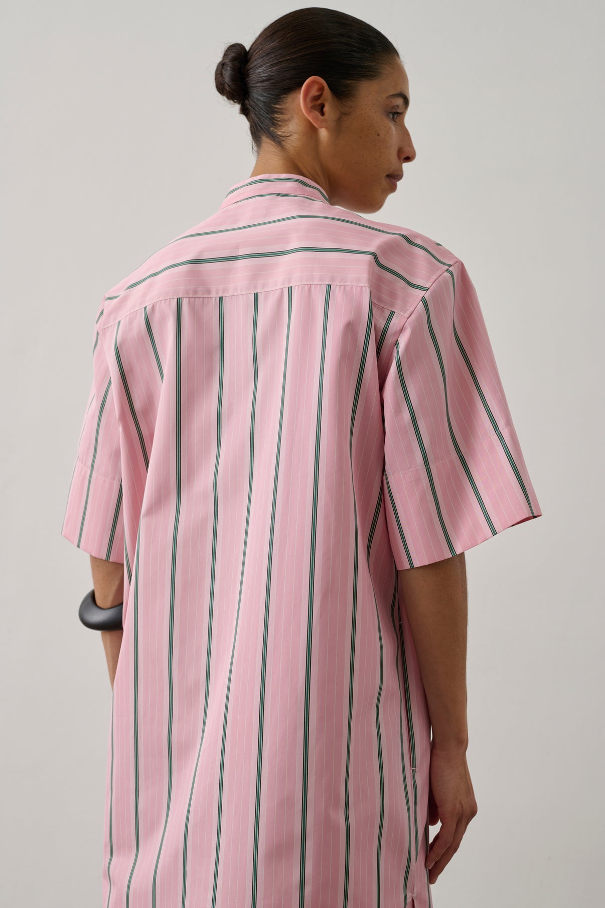 Robe Ilya - Rose/Gris - Coton - Femme vue 4