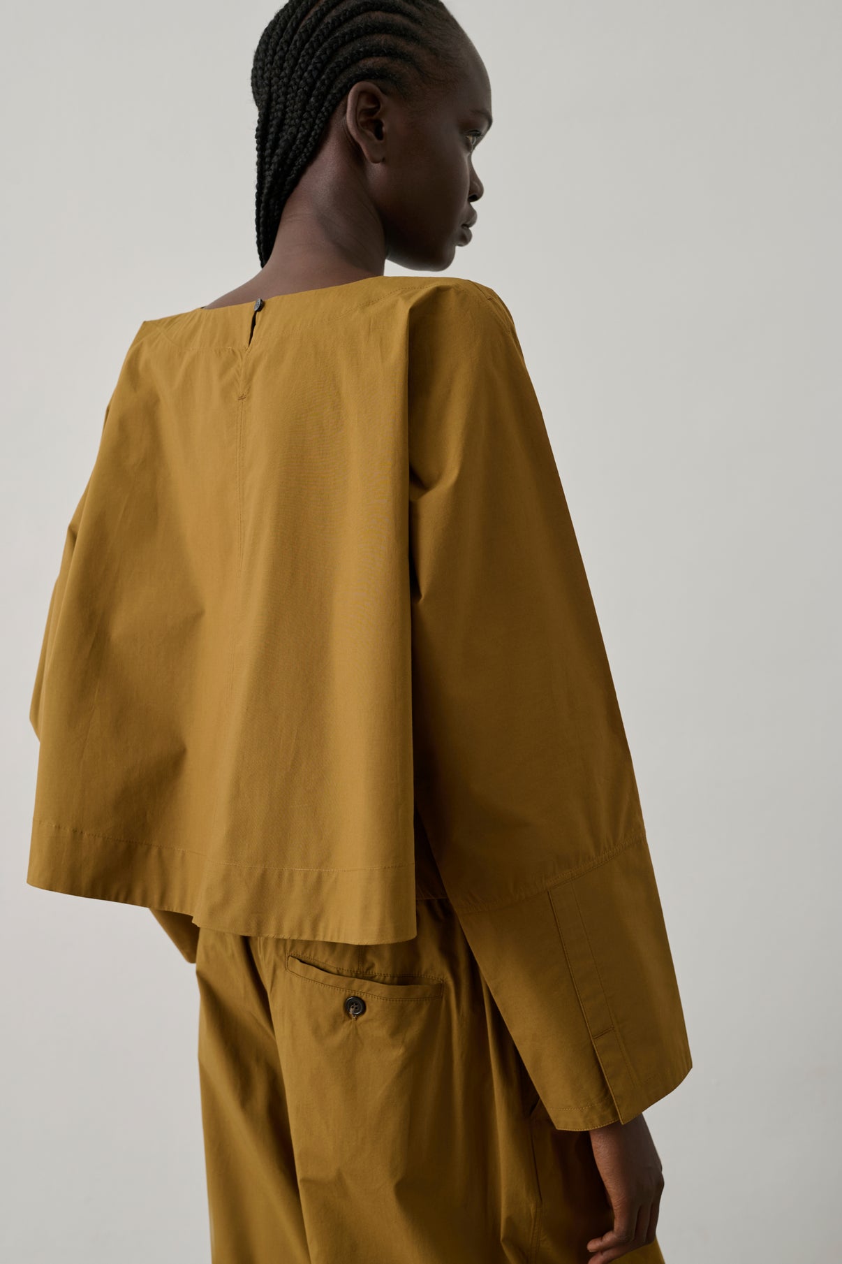 Blouse Armand - Caramel - Coton - Femme vue 2