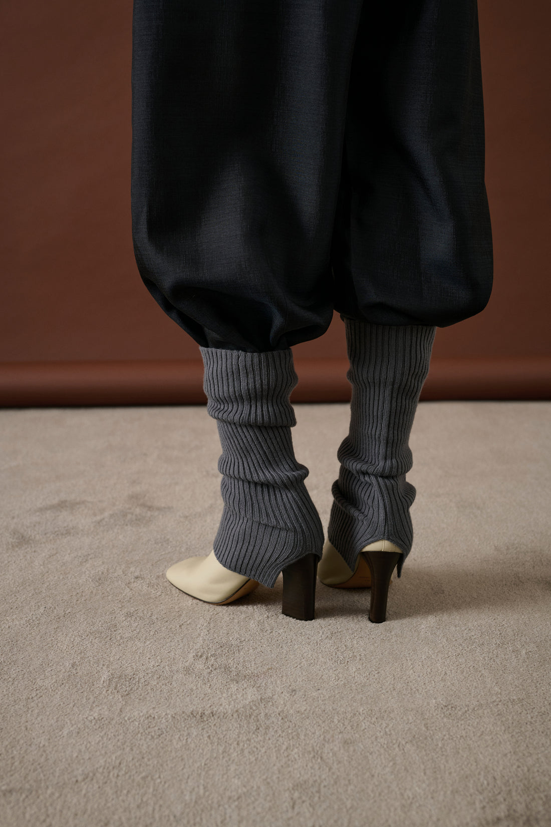 Guêtres Martha - Gris Foncé - Laine - Femme