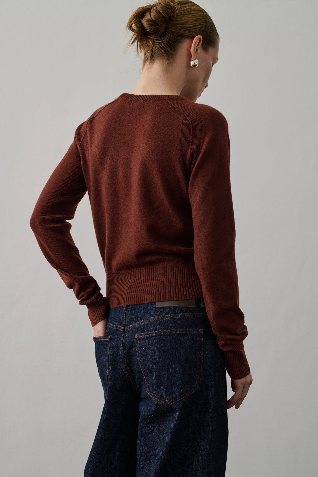 Pull Galway - Rouille - Cachemire - Femme