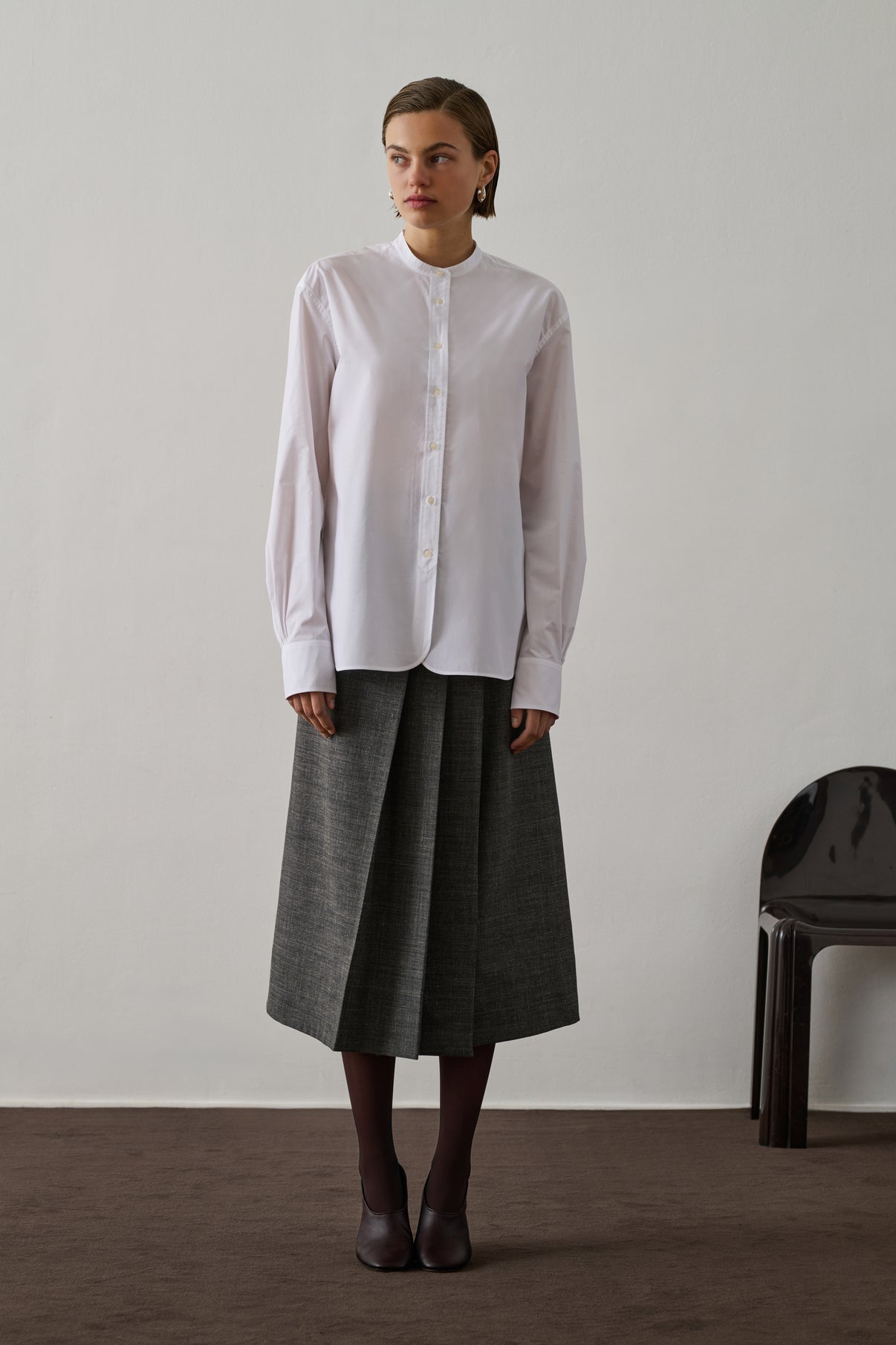 Chemise Bermudes - Blanc - Coton - Femme vue 5