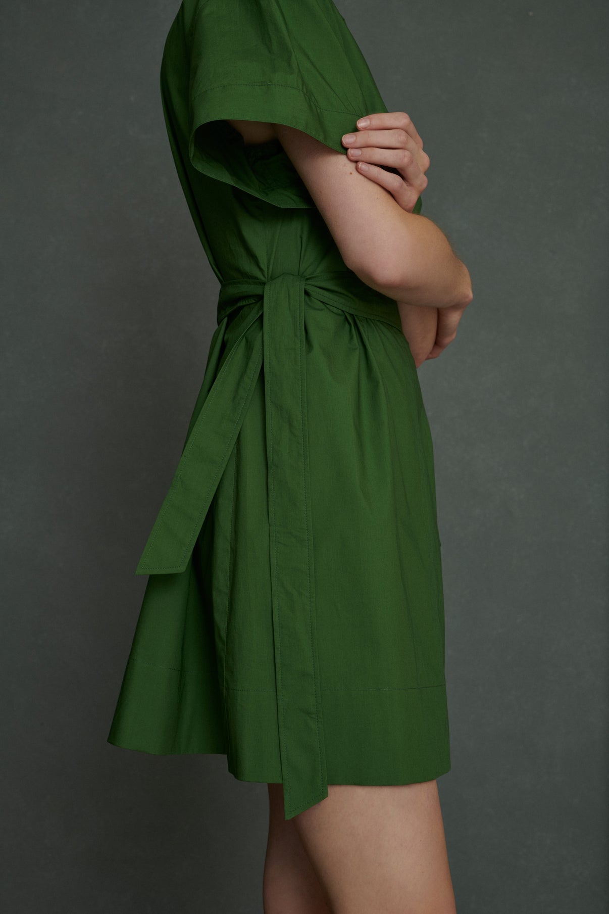 Robe Wanda - Vert - Coton - Femme vue 5